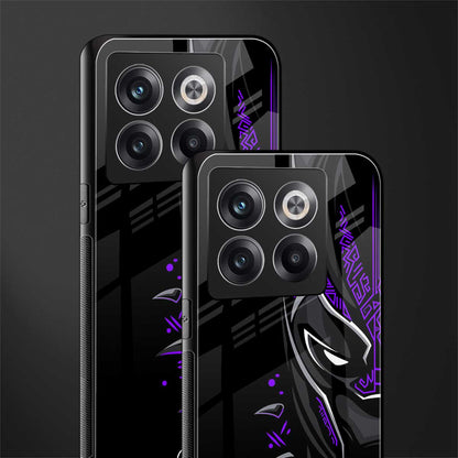 black panther superhero back phone cover | glass case for oneplus 10t