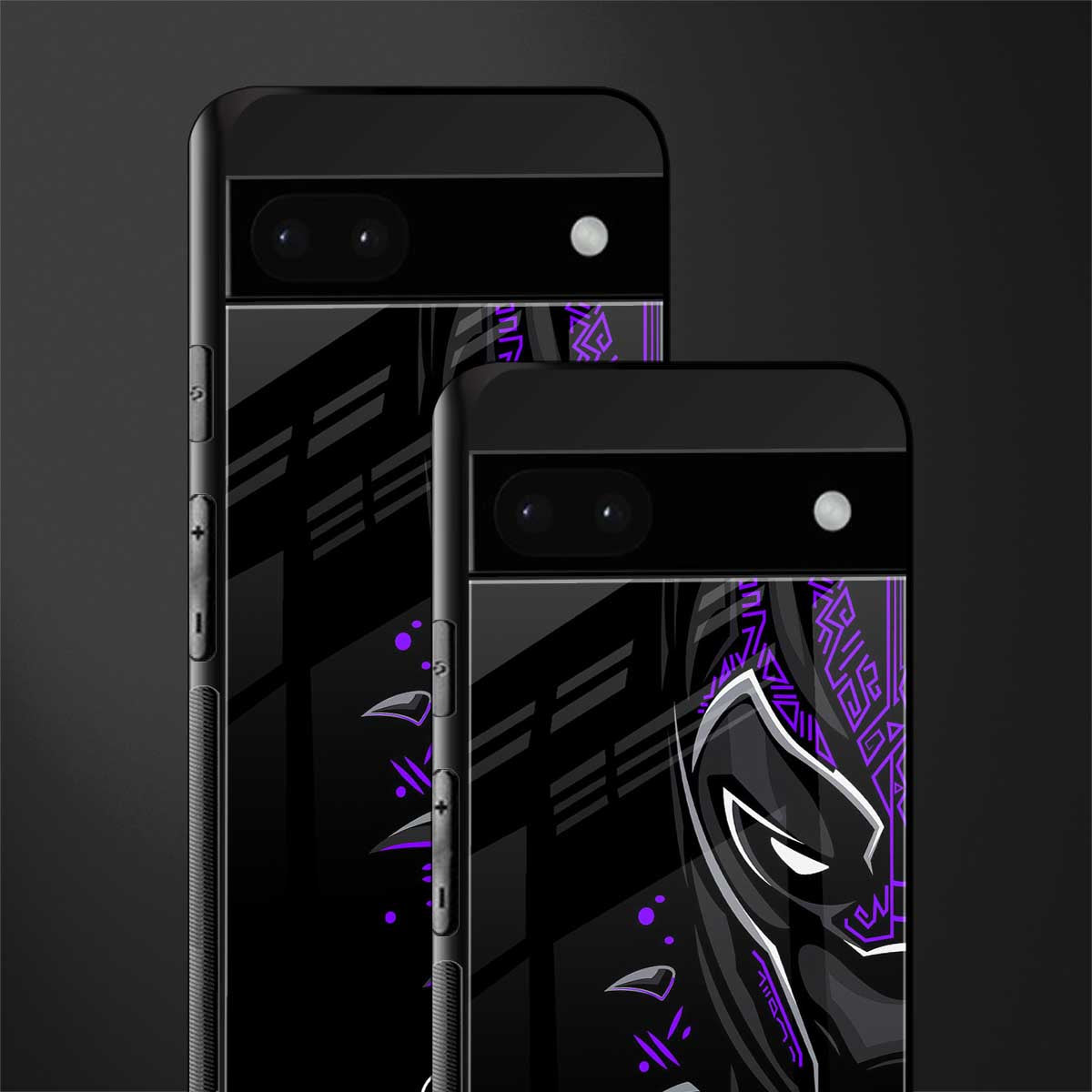 black panther superhero back phone cover | glass case for google pixel 6a