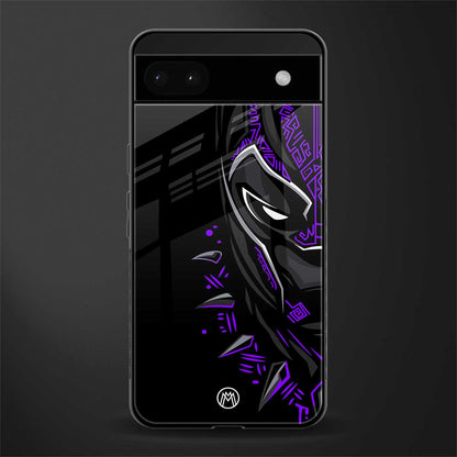 black panther superhero back phone cover | glass case for google pixel 6a