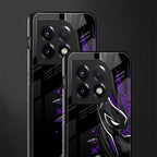 black panther superhero back phone cover | glass case for oneplus 11