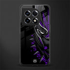 black panther superhero back phone cover | glass case for oneplus 11