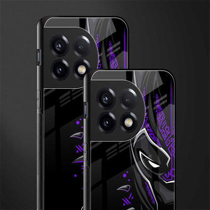 black panther superhero back phone cover | glass case for oneplus 11r