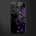 black panther superhero back phone cover | glass case for oneplus 11r
