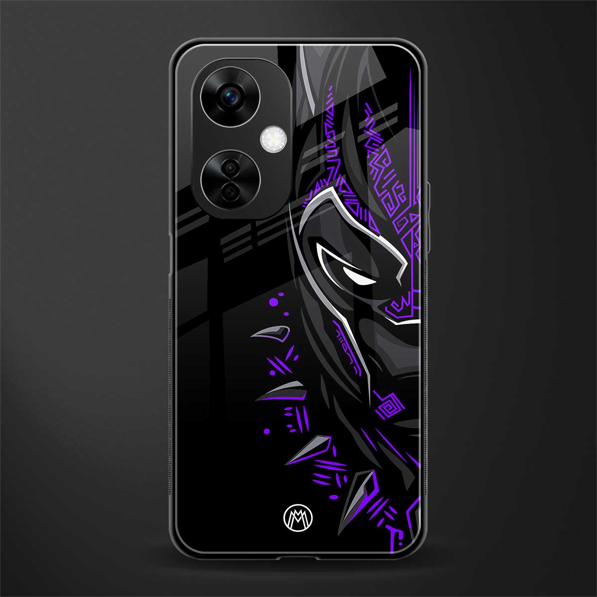 black panther superhero back phone cover | glass case for oneplus nord ce 3 lite