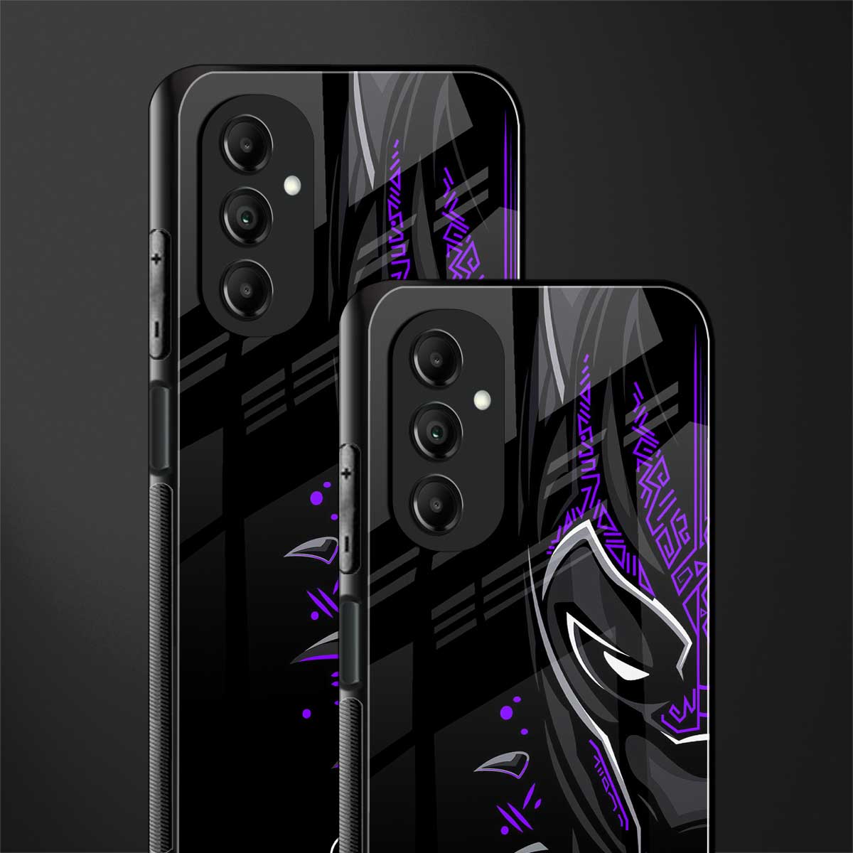 black panther superhero back phone cover | glass case for samsung galaxy a14 5g