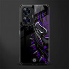 black panther superhero back phone cover | glass case for realme c55
