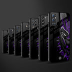 black panther superhero glass case for oppo a15 image-3