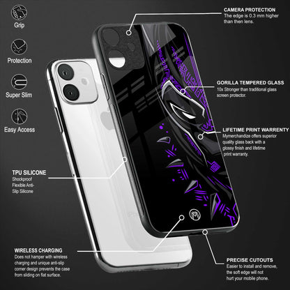 black panther superhero back phone cover | glass case for oneplus nord ce 2 lite 5g