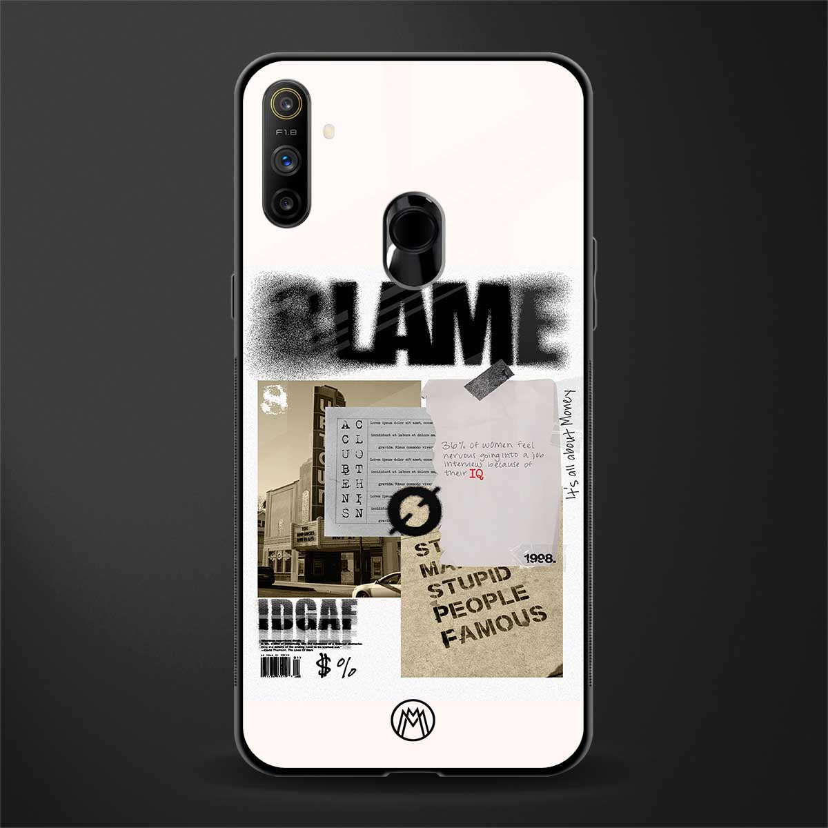 blame glass case for realme narzo 10a image