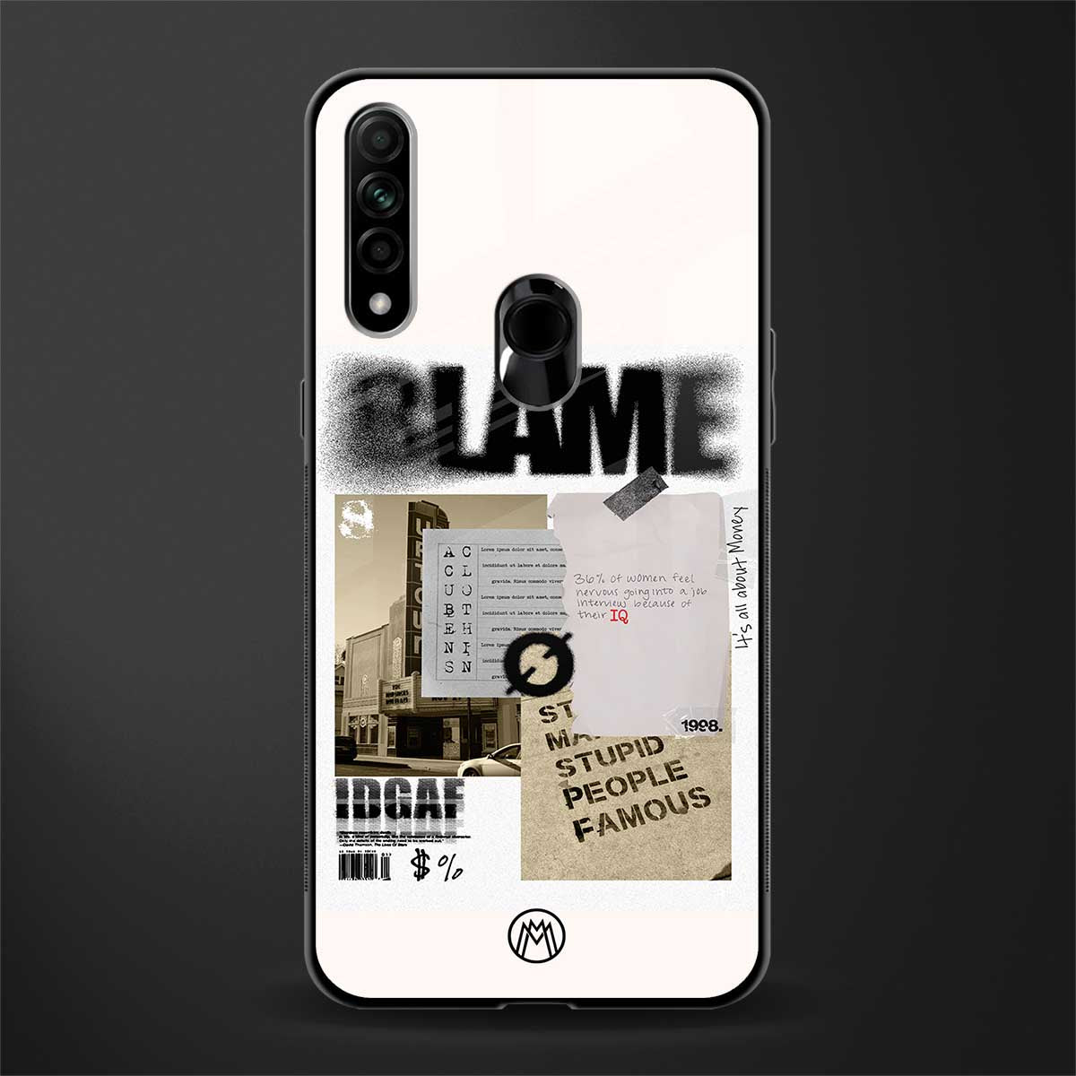 blame glass case for oppo a31 image