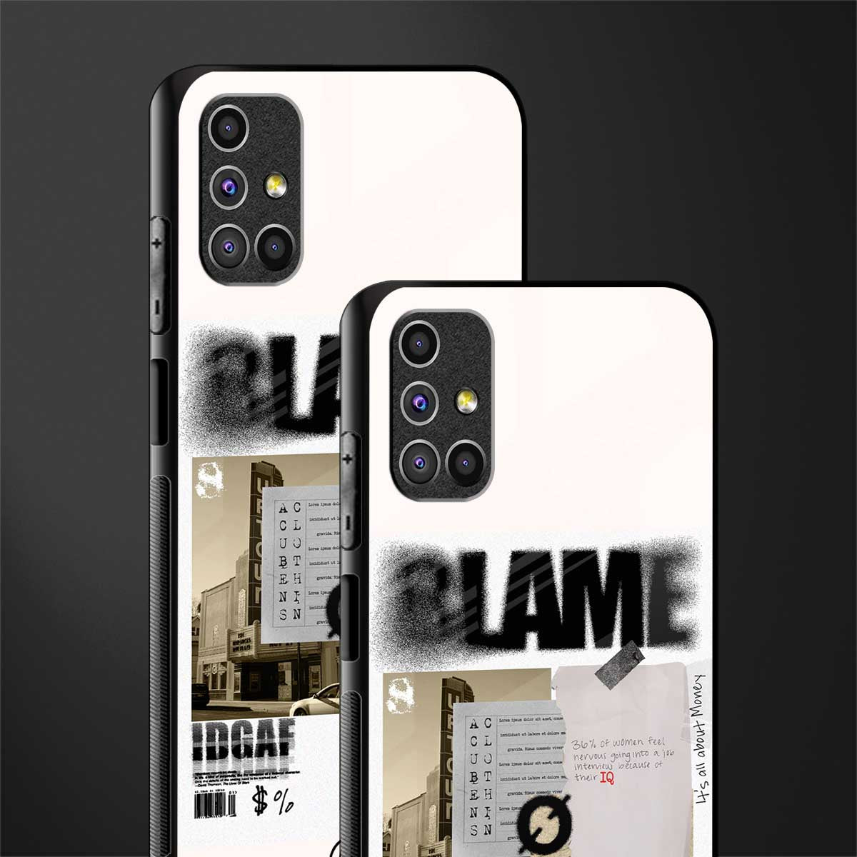 blame glass case for samsung galaxy m51 image-2