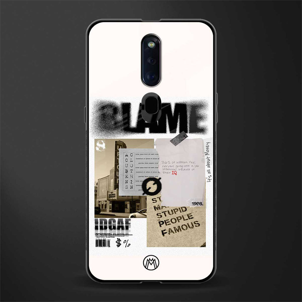 blame glass case for oppo f11 pro image