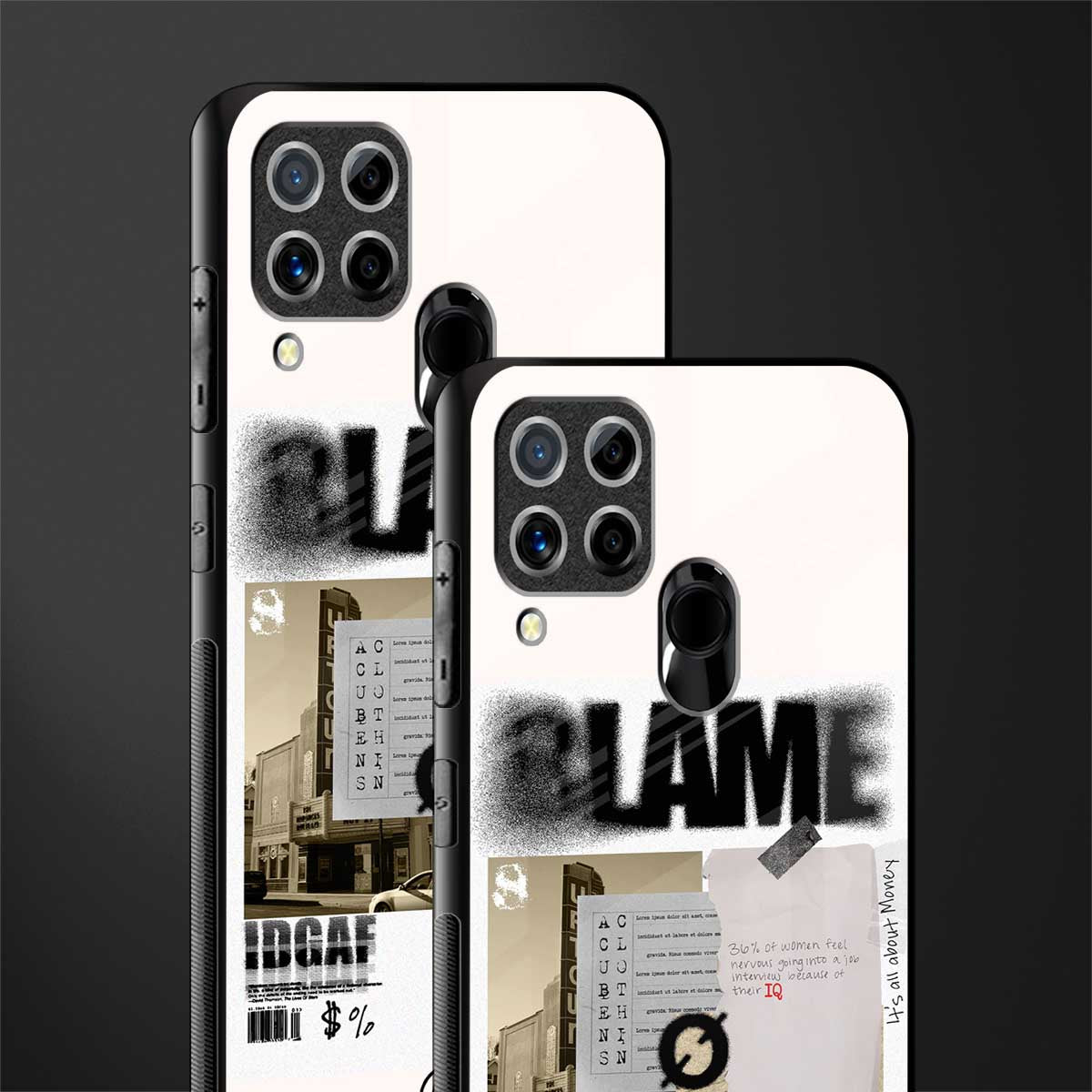 blame glass case for realme c15 image-2