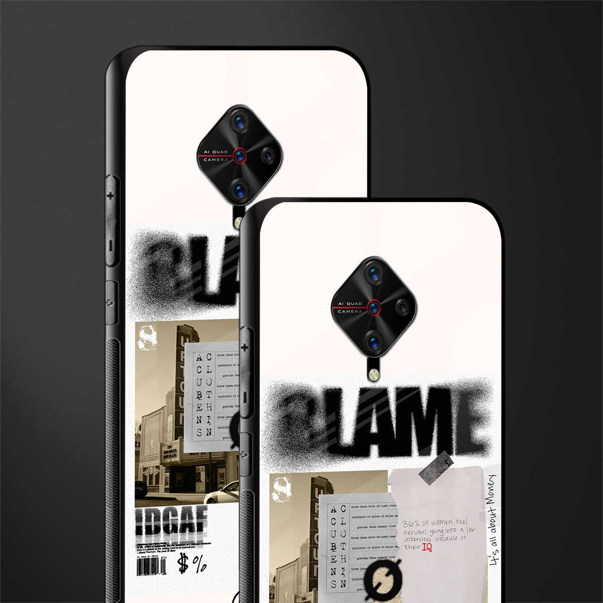 blame glass case for vivo s1 pro image-2