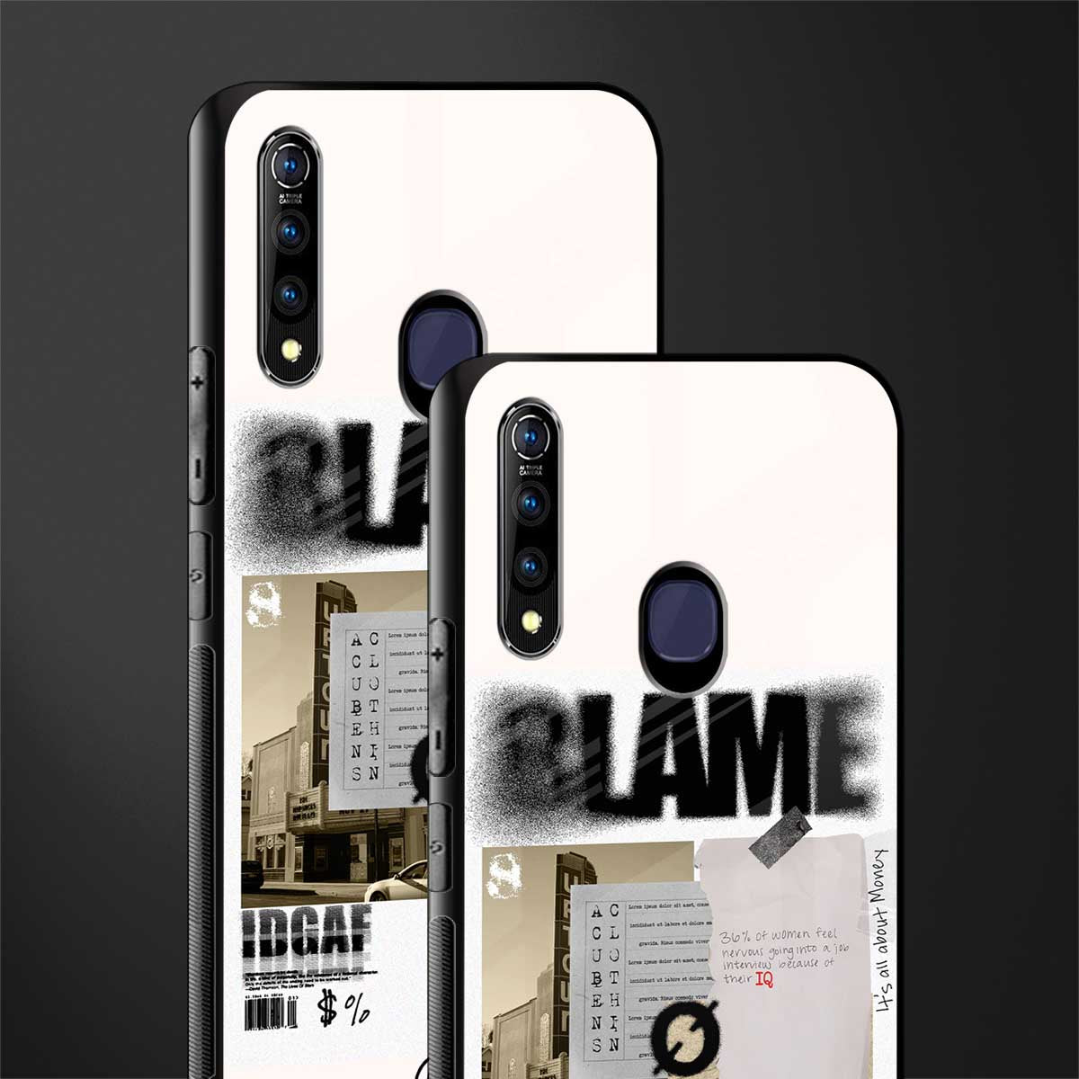 blame glass case for vivo z1 pro image-2