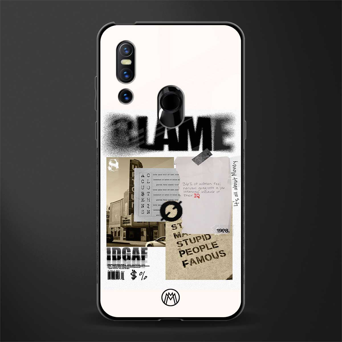 blame glass case for vivo v15 image