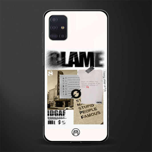 blame glass case for samsung galaxy a71 image