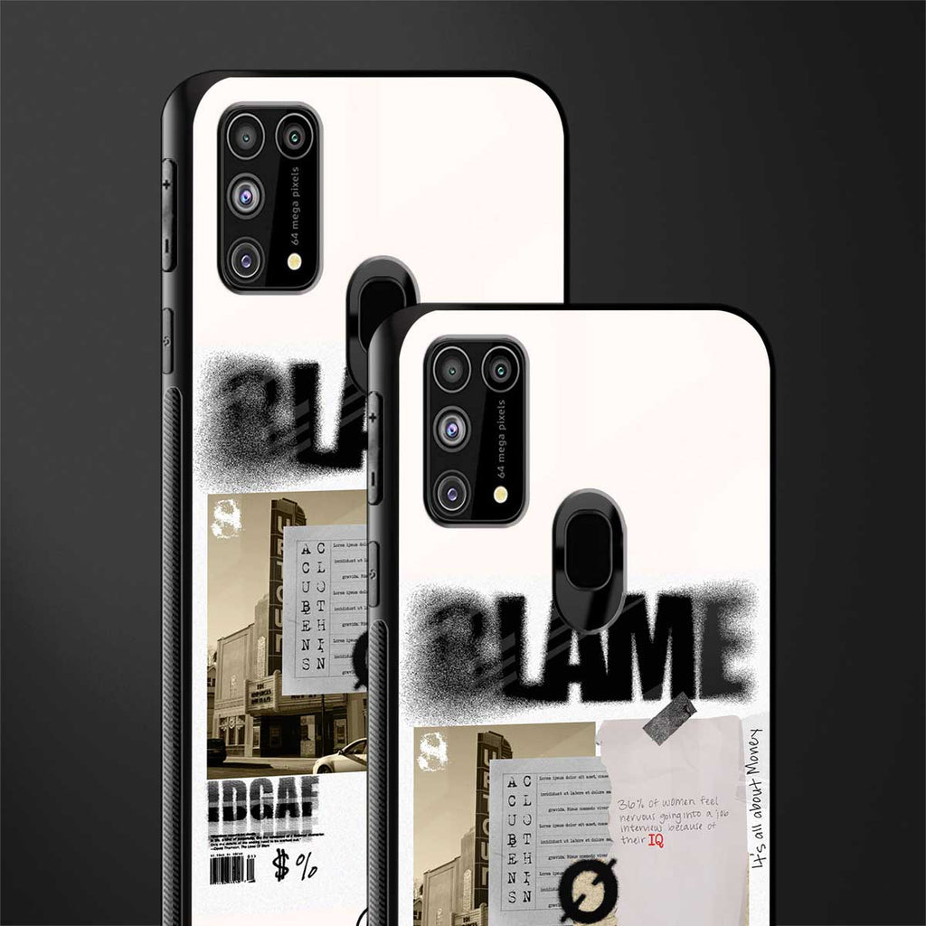 blame glass case for samsung galaxy m31 prime edition image-2