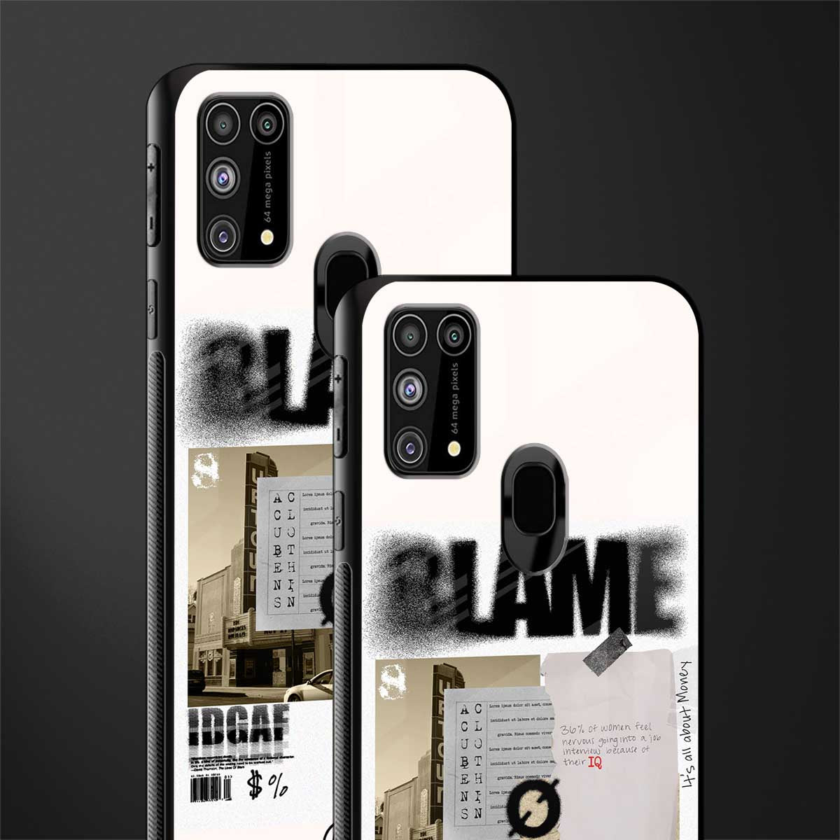 blame glass case for samsung galaxy m31 prime edition image-2