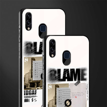 blame glass case for samsung galaxy a20 image-2