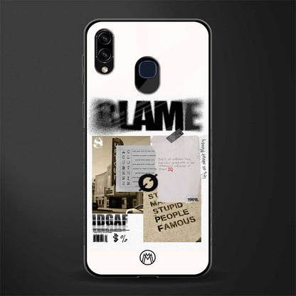 blame glass case for samsung galaxy m10s image