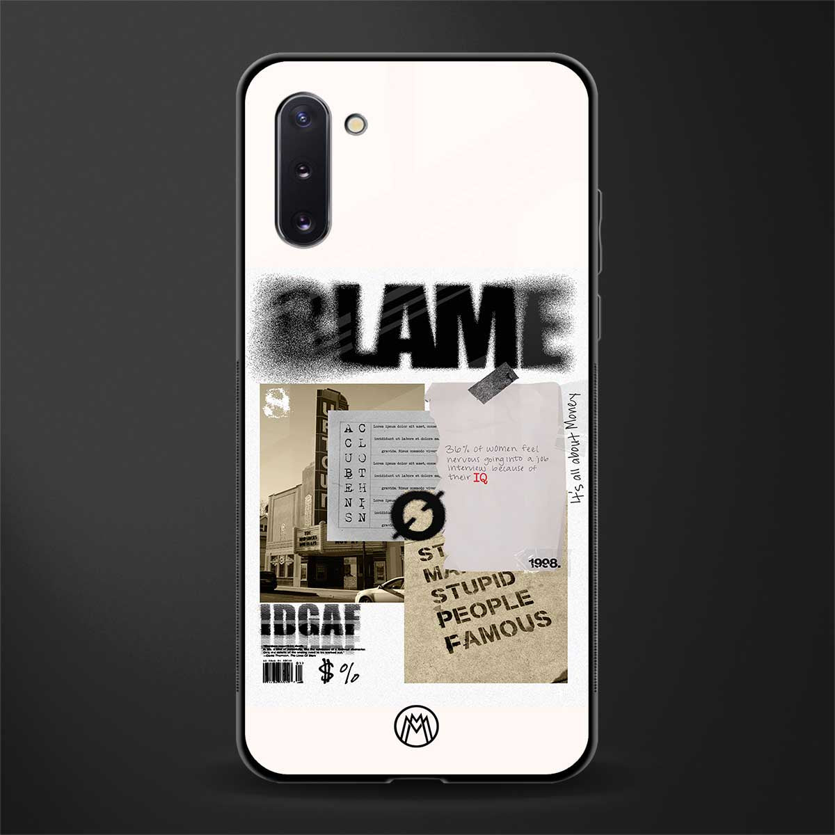 blame glass case for samsung galaxy note 10 image