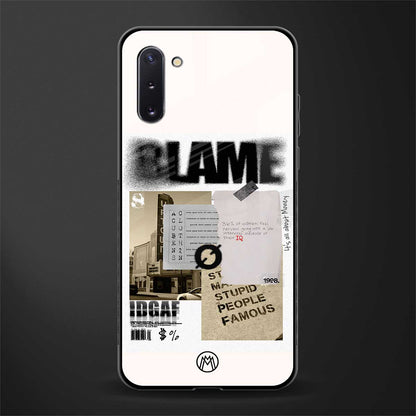 blame glass case for samsung galaxy note 10 image