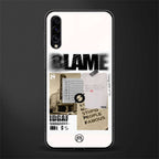 blame glass case for samsung galaxy a70s image