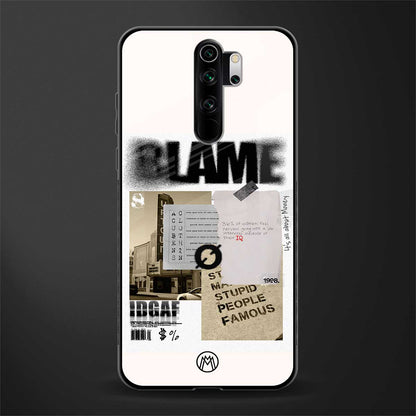 blame glass case for redmi note 8 pro image