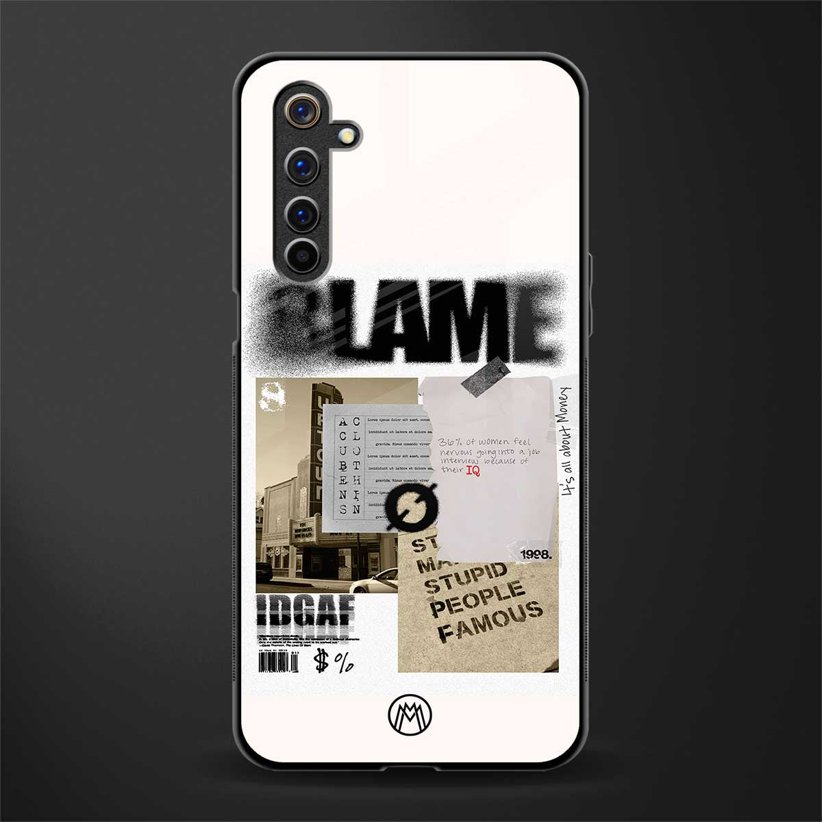 blame glass case for realme 6 image