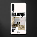 blame glass case for mi a3 redmi a3 image