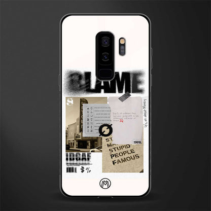 blame glass case for samsung galaxy s9 plus image