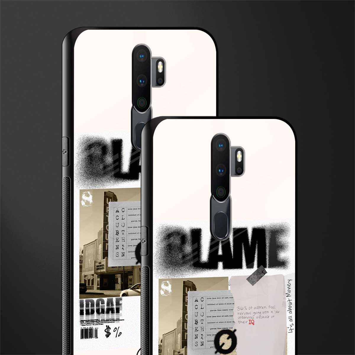 blame glass case for oppo a5 2020 image-2