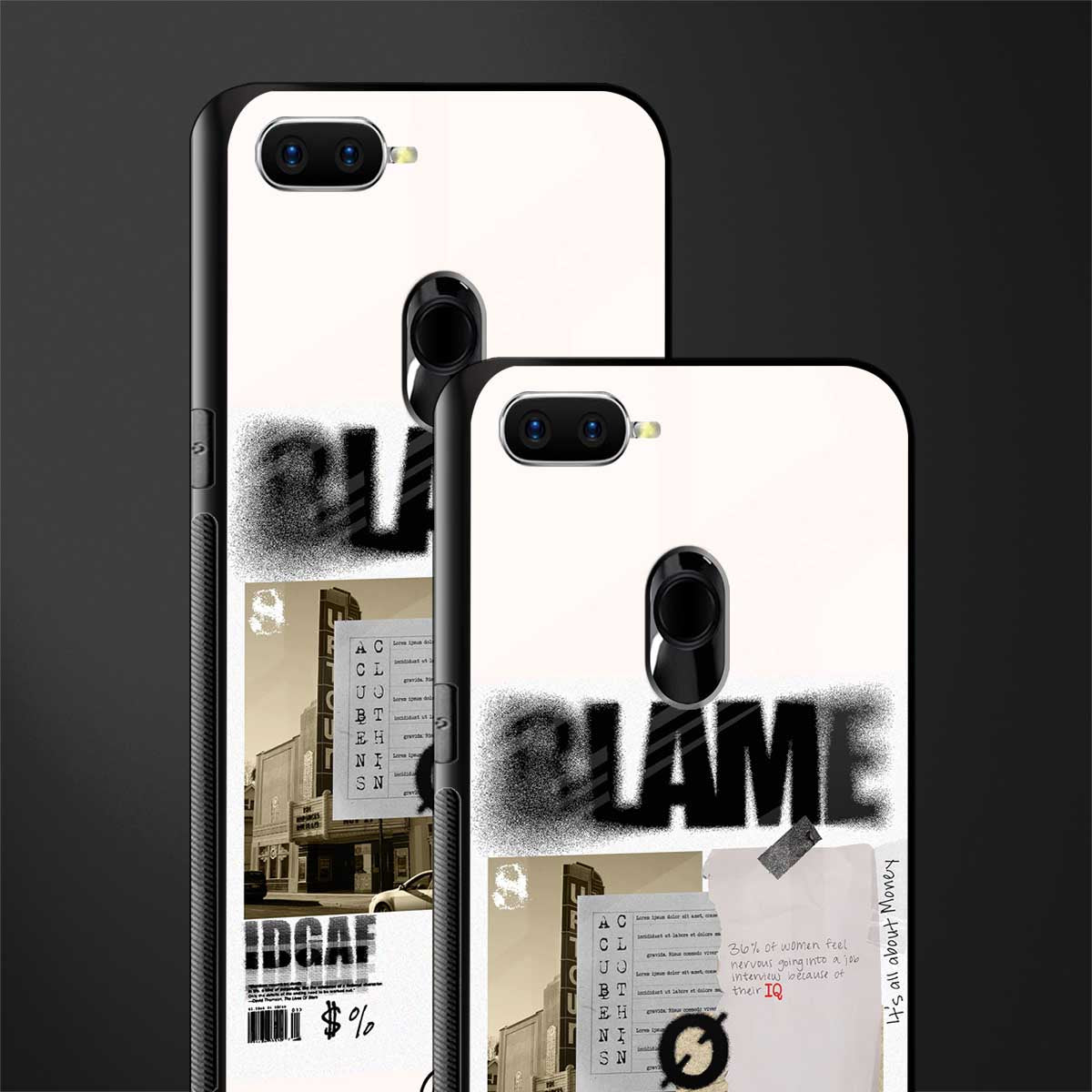 blame glass case for oppo f9f9 pro image-2