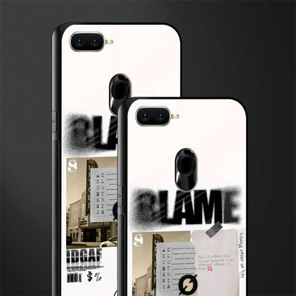 blame glass case for oppo a7 image-2