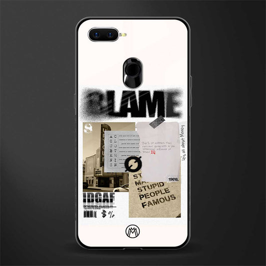 blame glass case for oppo f9f9 pro image