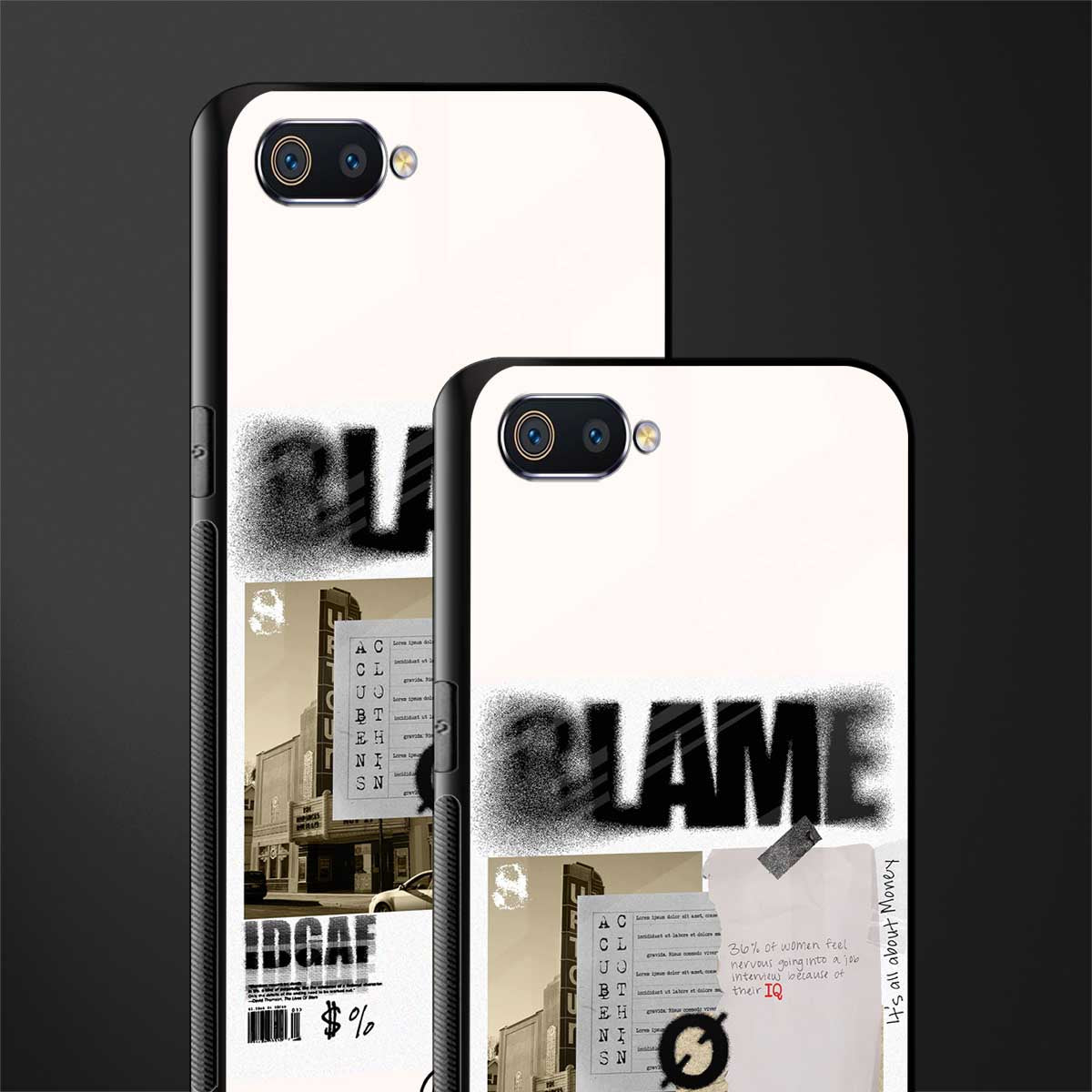 blame glass case for oppo a1k image-2