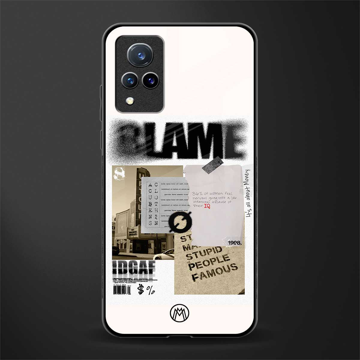 blame glass case for vivo v21 5g image