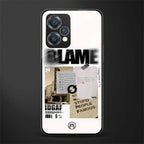 blame back phone cover | glass case for realme 9 pro 5g