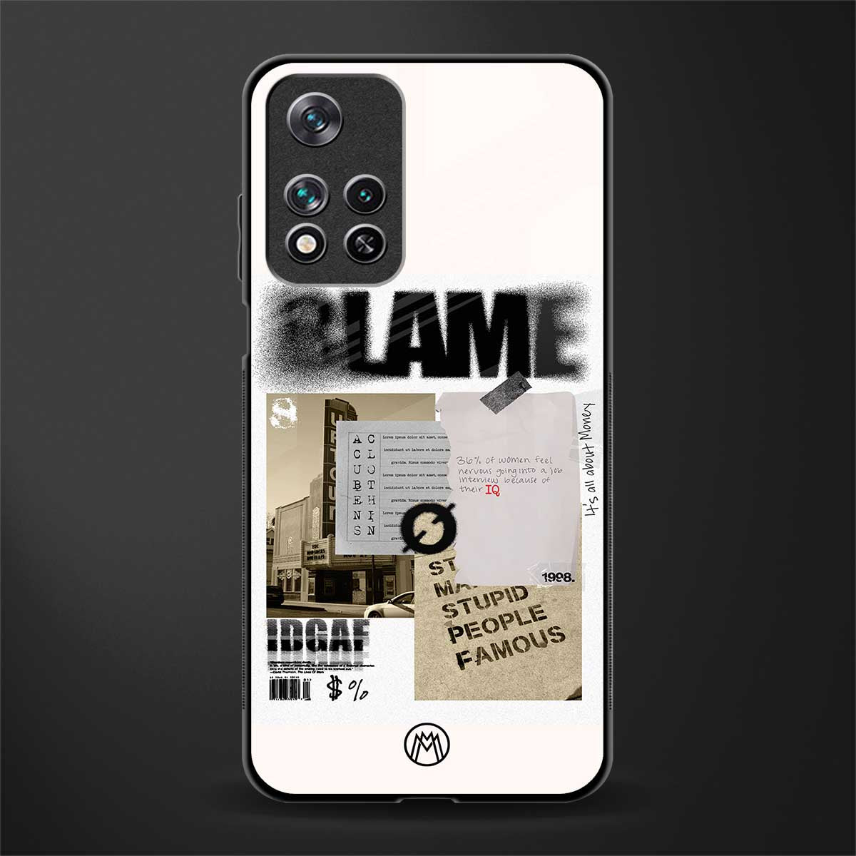 blame glass case for poco m4 pro 5g image