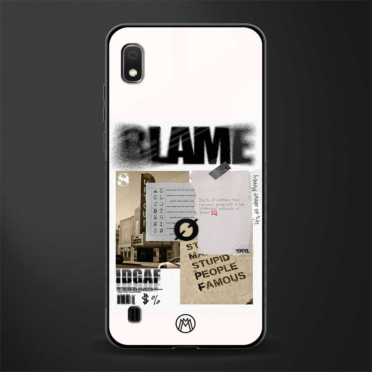 blame glass case for samsung galaxy a10 image