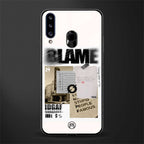 blame glass case for samsung galaxy a20s image