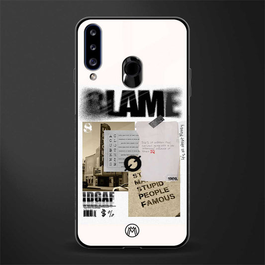 blame glass case for samsung galaxy a20s image