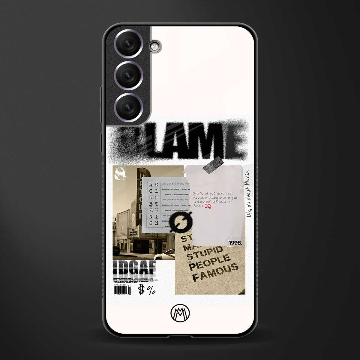 blame glass case for samsung galaxy s21 fe 5g image