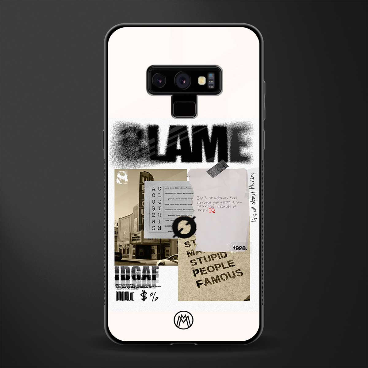 blame glass case for samsung galaxy note 9 image