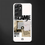 blame glass case for samsung galaxy s22 ultra 5g image