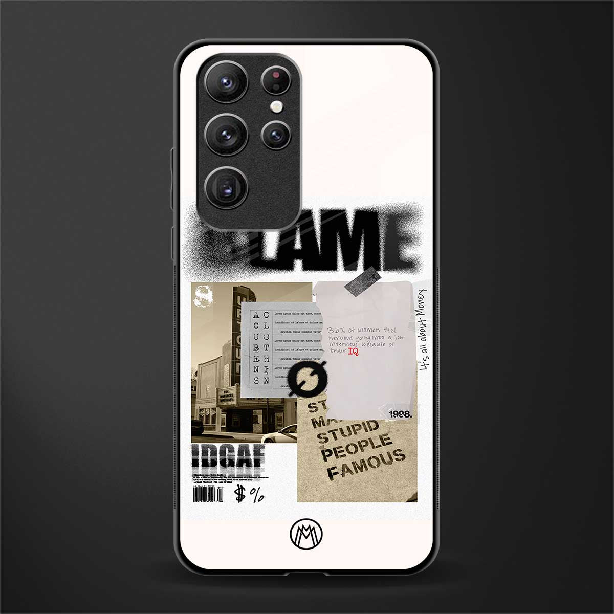 blame glass case for samsung galaxy s22 ultra 5g image