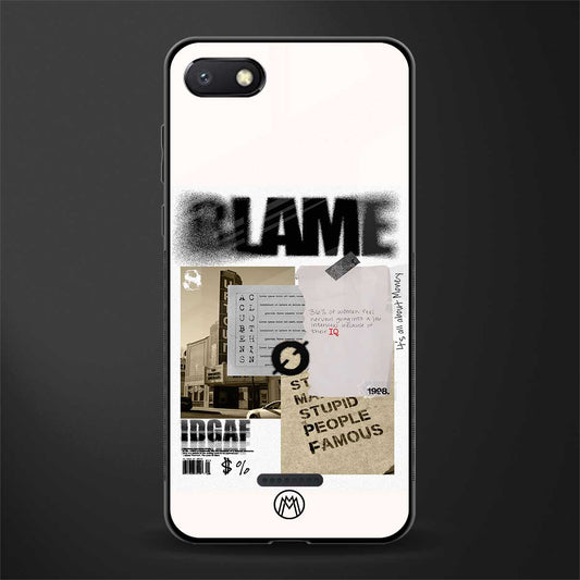 blame glass case for redmi 6a image