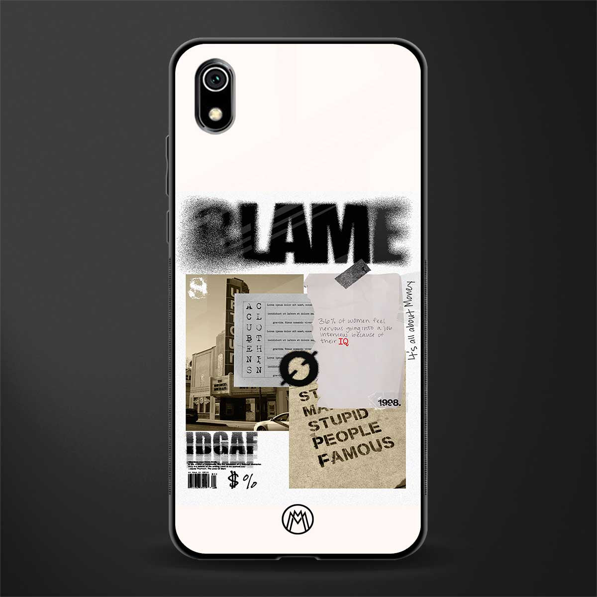 blame glass case for redmi 7a image