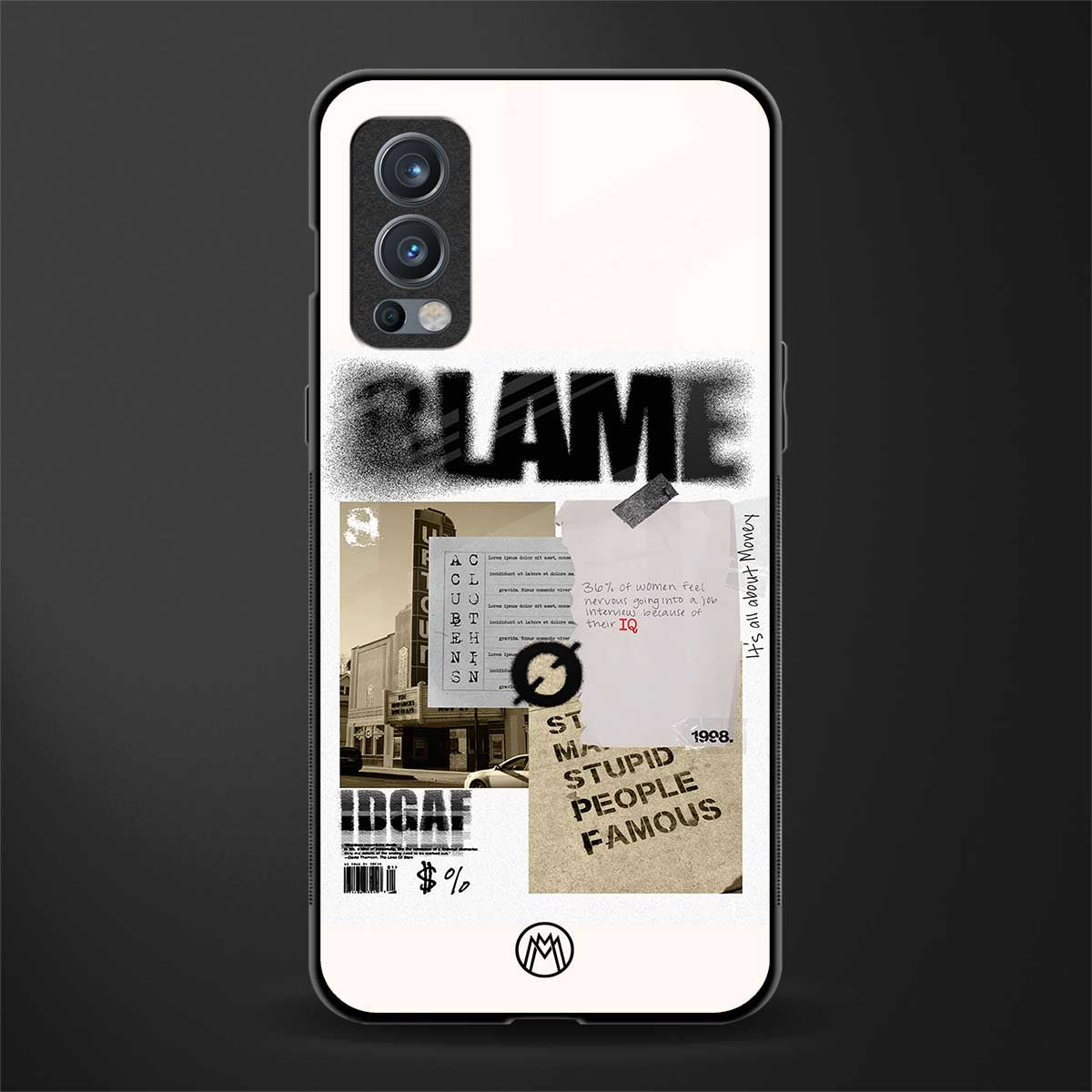 blame glass case for oneplus nord 2 5g image